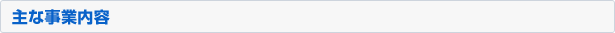 主な事業内容